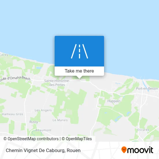 Chemin Vignet De Cabourg map