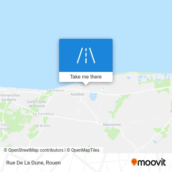 Rue De La Dune map