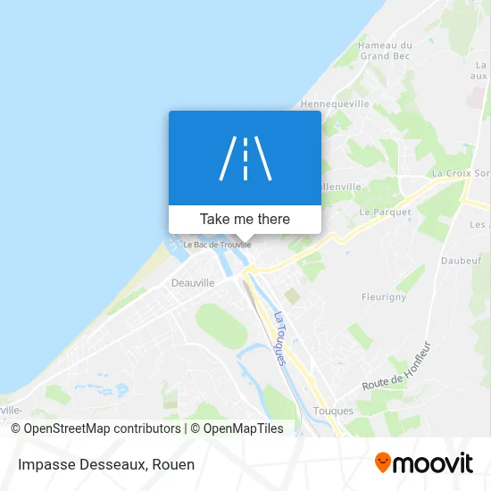 Impasse Desseaux map