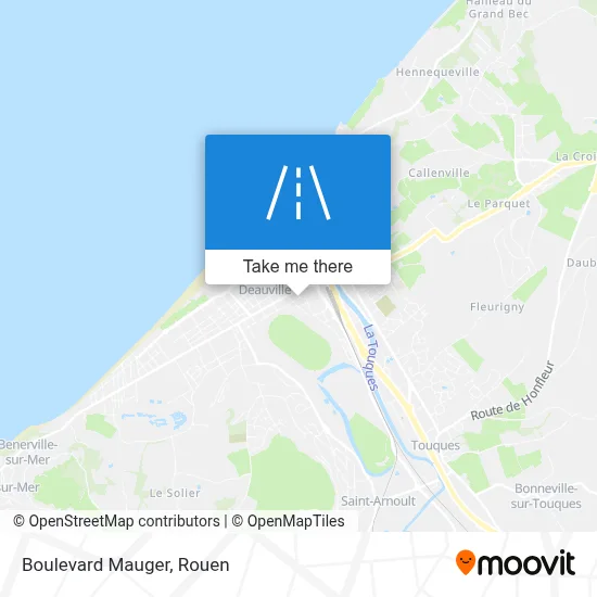 Boulevard Mauger map