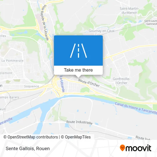 Sente Gallois map