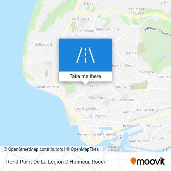 Rond-Point De La Légion D'Honneur map