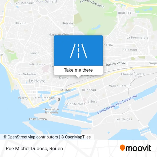 Rue Michel Dubosc map
