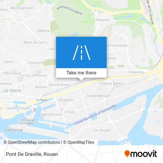 Pont De Graville map