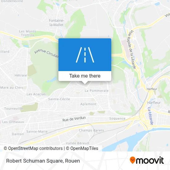 Place Robert Schuman map