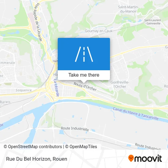 Rue Du Bel Horizon map