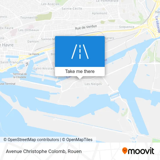 Avenue Christophe Colomb map