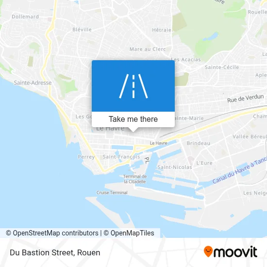Rue Du Bastion map