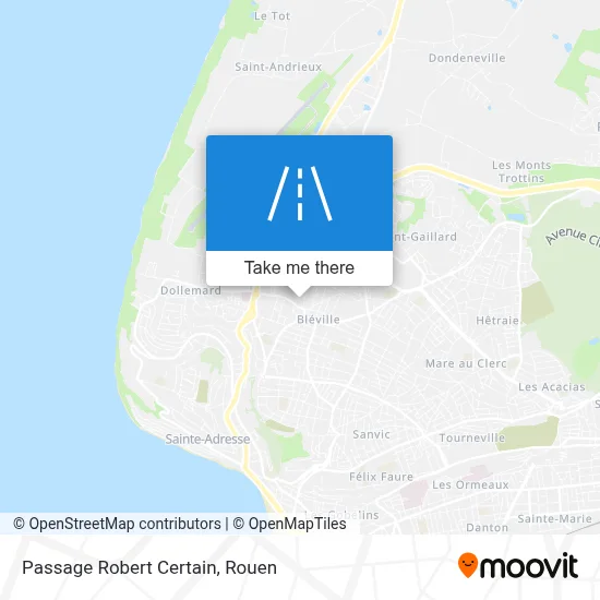 Passage Robert Certain map