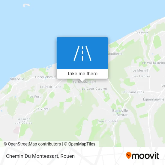 Chemin Du Montessart map