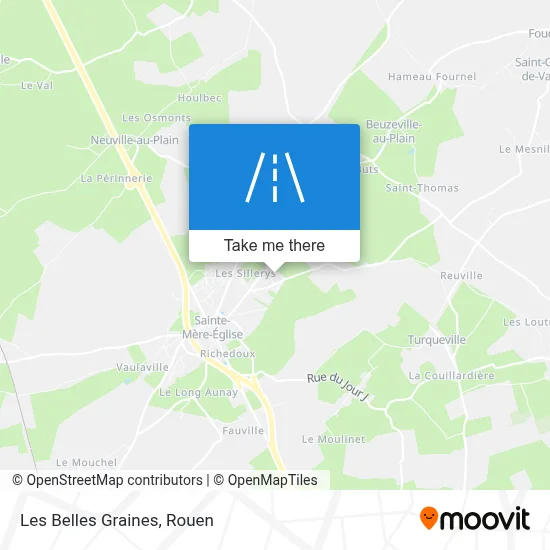 Les Belles Graines map