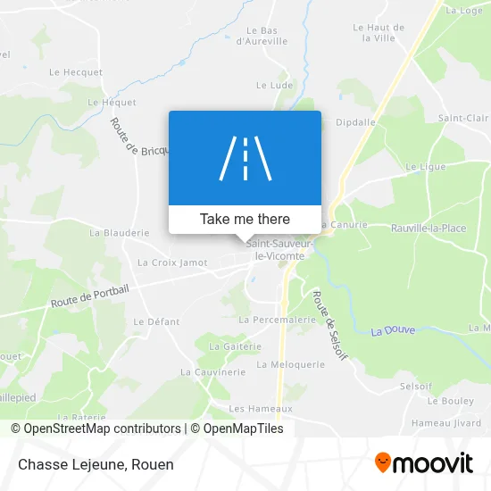 Chasse Lejeune map