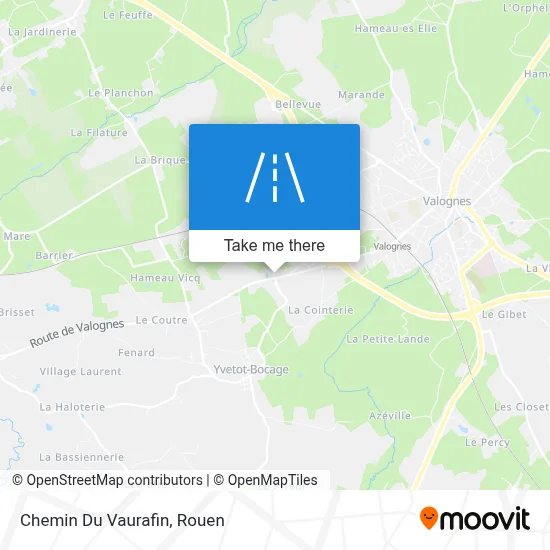 Chemin Du Vaurafin map