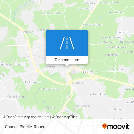 Chasse Pinelle map