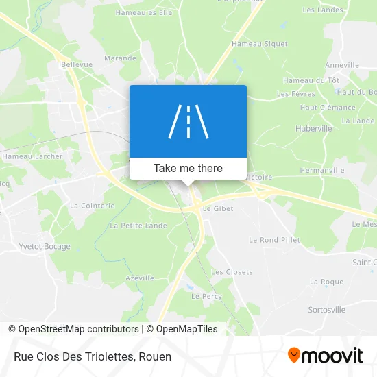 Rue Clos Des Triolettes map