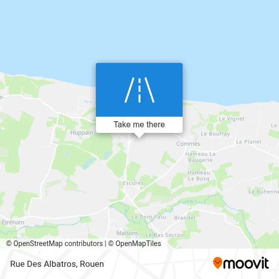 Rue Des Albatros map