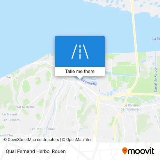 Quai Fernand Herbo map