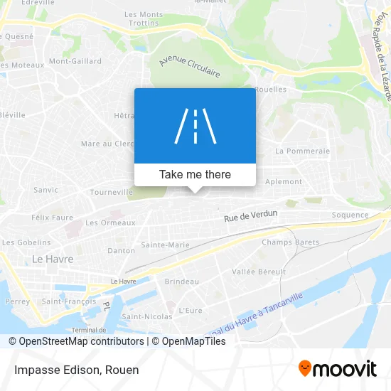 Mapa Impasse Edison
