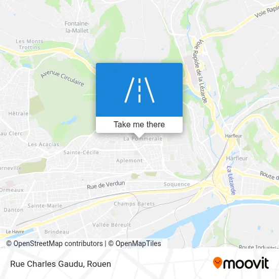 Rue Charles Gaudu map