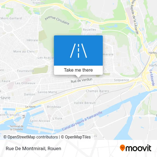 Rue De Montmirail map