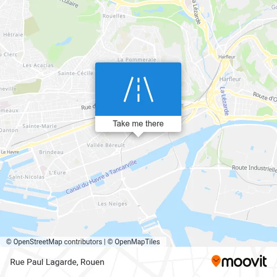 Rue Paul Lagarde map