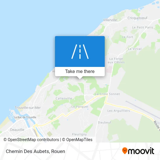 Chemin Des Aubets map