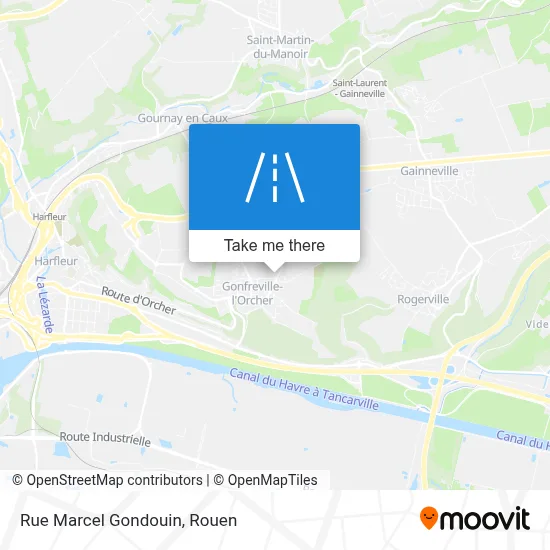 Rue Marcel Gondouin map