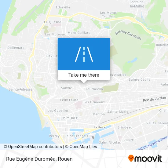 Rue Eugène Duroméa map