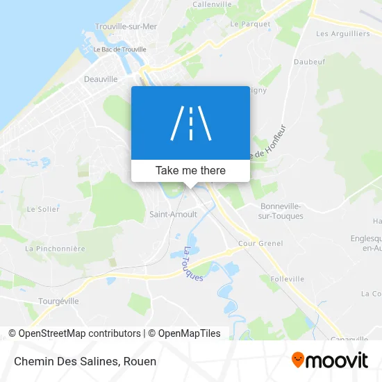 Chemin Des Salines map