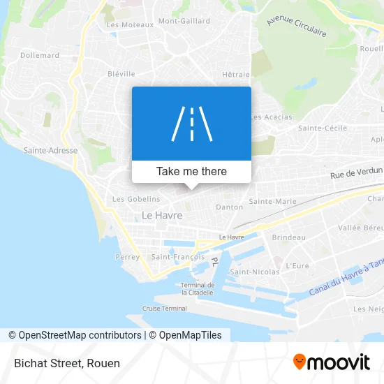 Rue Bichat map