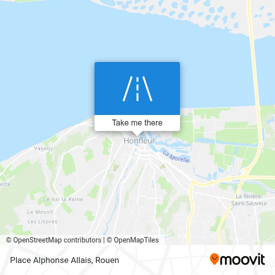 Place Alphonse Allais map