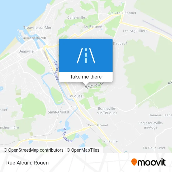Rue Alcuin map
