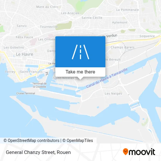 Rue Du Général Chanzy map