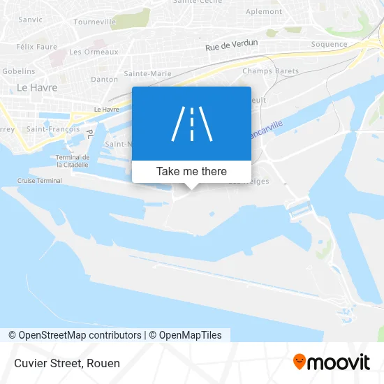 Mapa Rue Cuvier