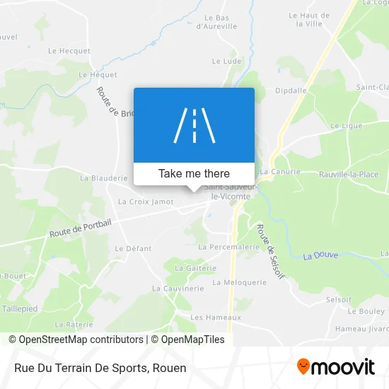 Rue Du Terrain De Sports map
