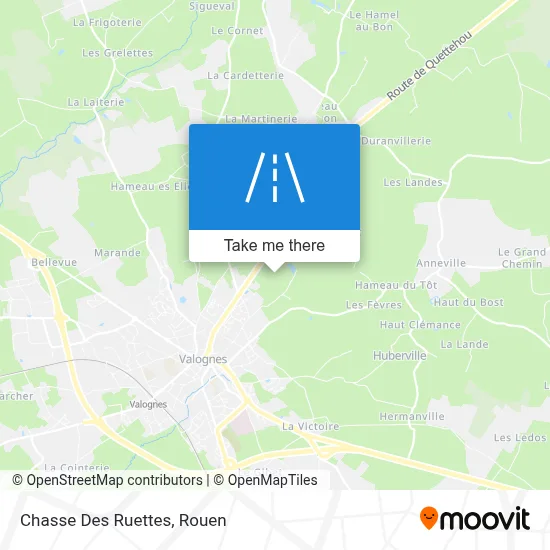 Chasse Des Ruettes map
