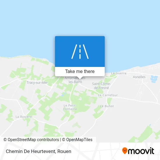 Mapa Chemin De Heurtevent