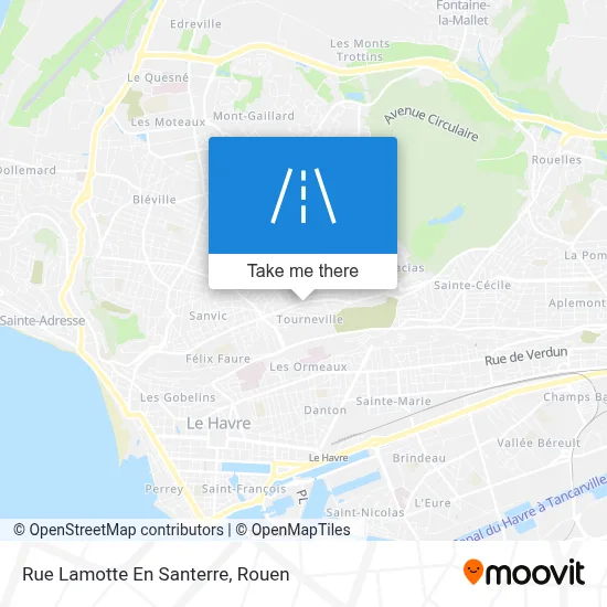 Rue Lamotte En Santerre map
