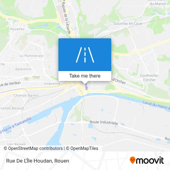 Rue De L'Île Houdan map