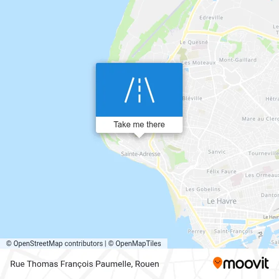 Rue Thomas François Paumelle map