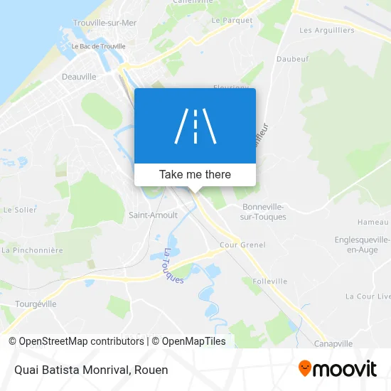 Quai Batista Monrival map