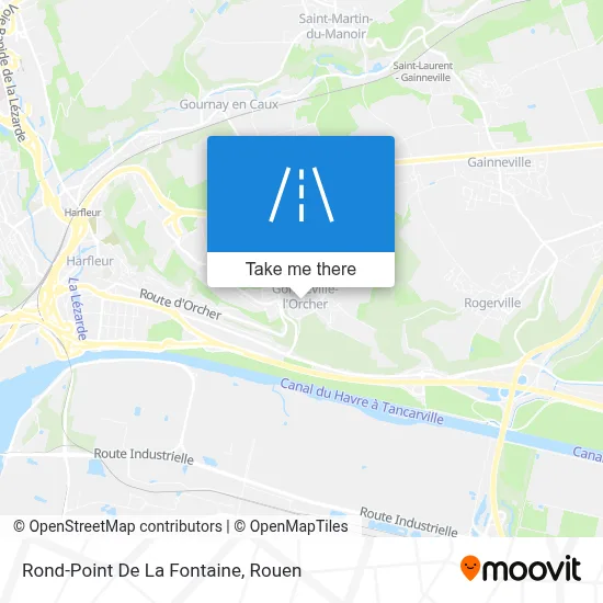 Rond-Point De La Fontaine map