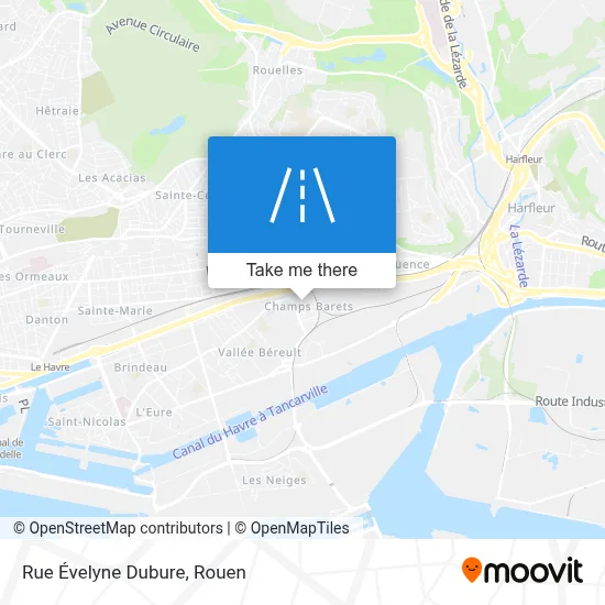 Rue Évelyne Dubure map