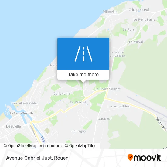 Avenue Gabriel Just map