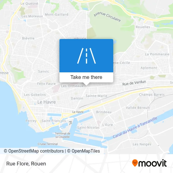 Rue Flore map