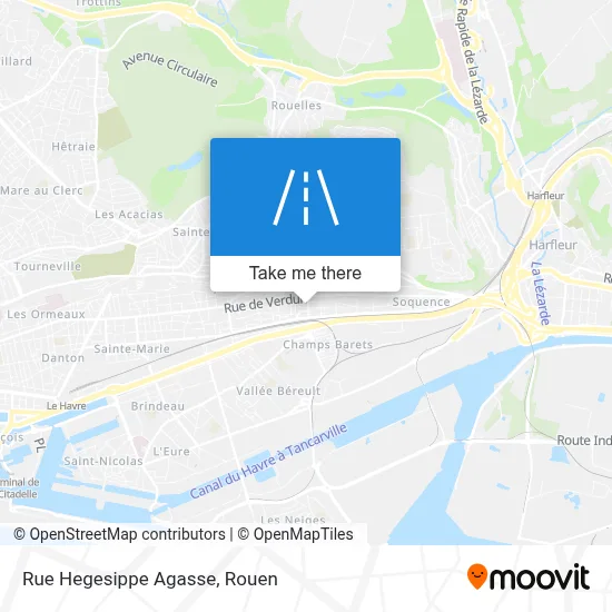Rue Hegesippe Agasse map