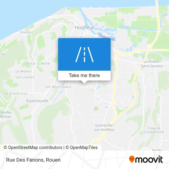 Rue Des Fanons map