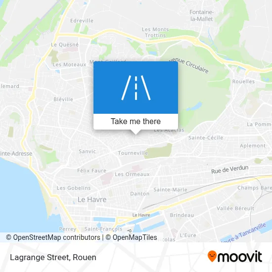 Rue Lagrange map