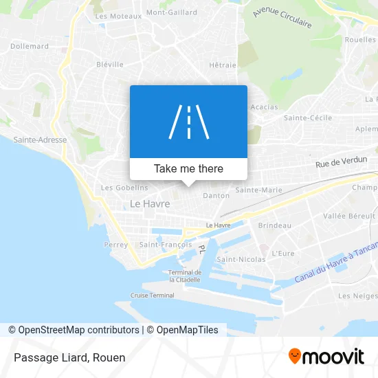 Passage Liard map