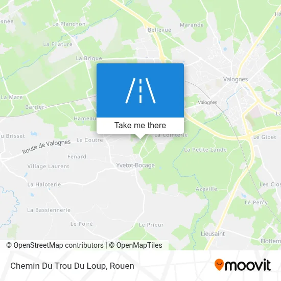 Chemin Du Trou Du Loup map